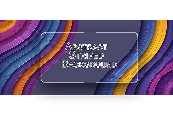 Abstract Striped Background: A Versatile Design Element for Creative Projects