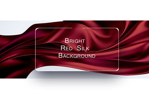 Bright Red Silk Background: A Versatile Design Element for Modern Branding and Creative Projects