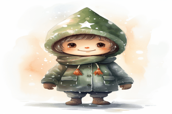 Christmas Boy Background: A Versatile Design Element for Holiday Projects