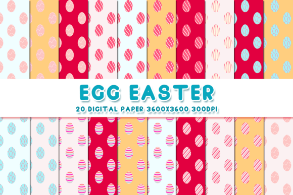 Egg Easter Seamless Pattern 2: A Versatile Digital Paper for Creative Businesses
