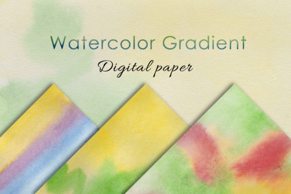 Enhancing Creativity with Watercolor Gradient Digital Paper