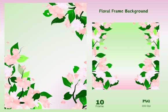 Floral Frame Background