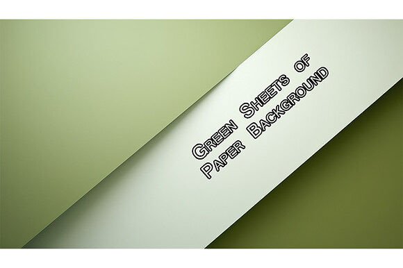 Green Sheets of Paper Background: A Versatile Design Element