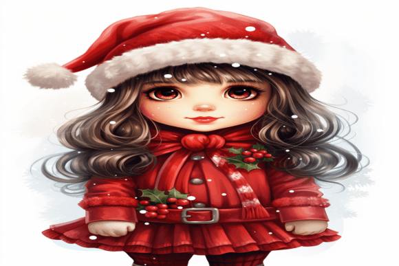 How to Use a Christmas Girl Background in Your Creative Projects