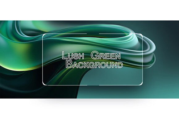 Lush Green Background for Vibrant Design Projects