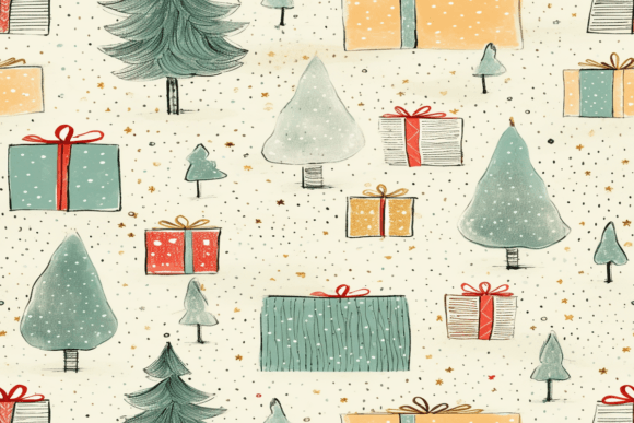 Modern Gift Box Pattern for Creative Projects