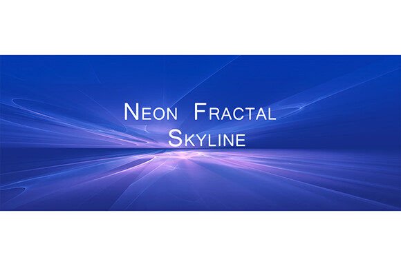 Neon Fractal Skyline: A Versatile Visual for Modern Creatives and Businesses