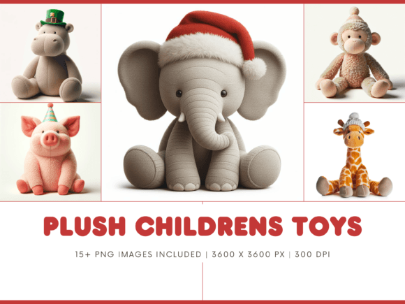 Plush Childrens Toys PNG: Creative Uses for High-Quality Images