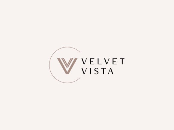 Simple Alphabet V Business Company Logo