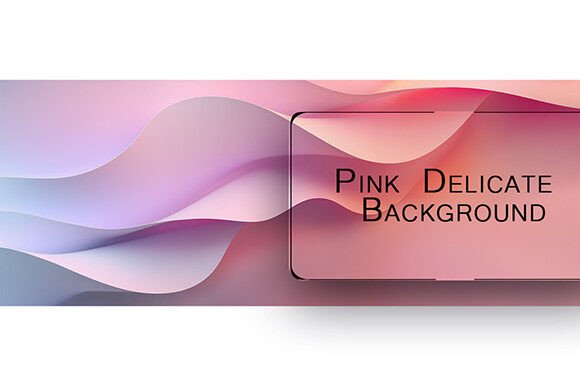 The Subtle Power of a Pink Delicate Background in Design