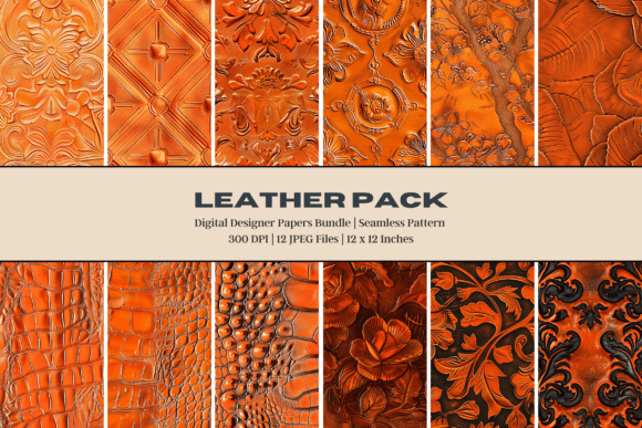 Unlocking Creative Potential with Embossed Leather Digital Paper