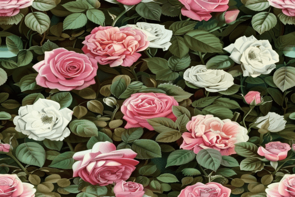 Vintage Rose Pattern: A Timeless Design Element for Modern Creations